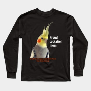 Cockatiel 3 - white type Long Sleeve T-Shirt